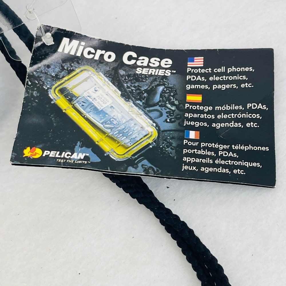 Pelican 1020 Micro Case Series Clear Black Watertight Dustproof USA Good - Picture 3 of 9